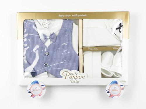 PÖTİKARELİ MEVLÜT TAKIM - PNN228-Saks-0 - 3 Ay Saks