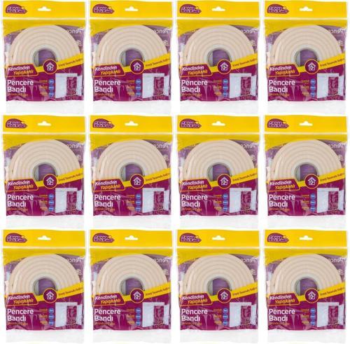 Süngerli Pencere Bandı 5 Metre (12 Li Set)