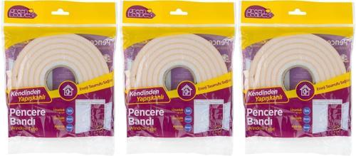Süngerli Pencere Bandı 5 Metre (3 Lü Set)