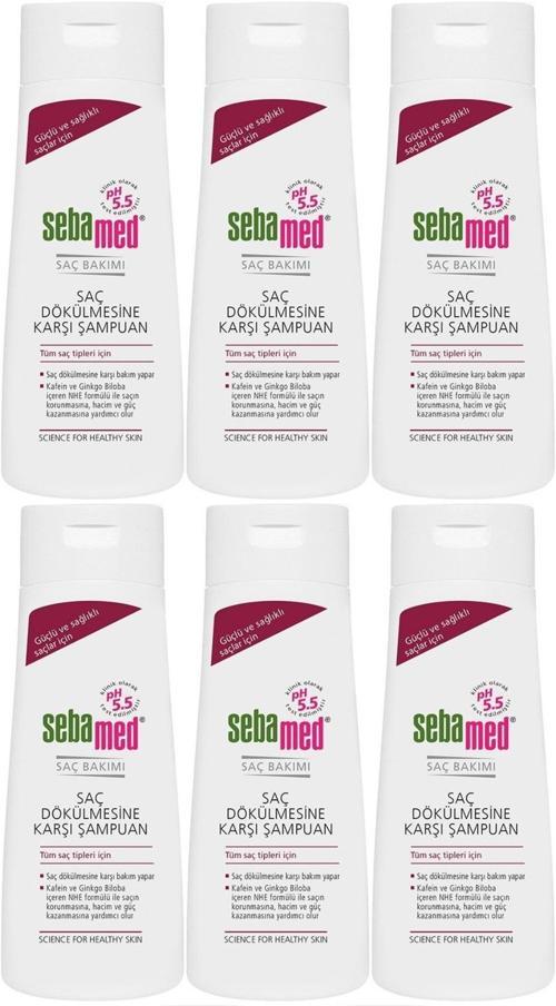 Şampuan 200ML Saç Dökülmesine Karşı (Tüm Saç Tipleri için) (6 Lı Set)