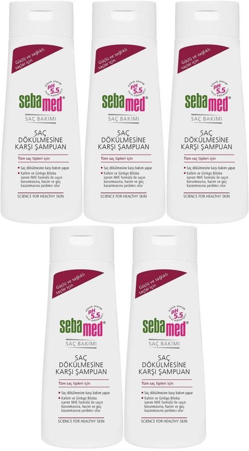 Şampuan 200ML Saç Dökülmesine Karşı (Tüm Saç Tipleri için) (5 Li Set)