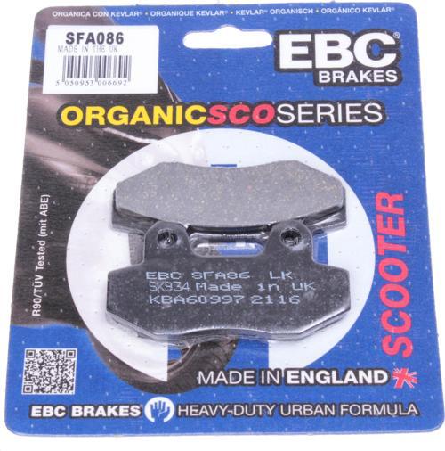 2009-2021 Peugeot Speedfight 2 Ön Fren Balatası Ebc Sfa086