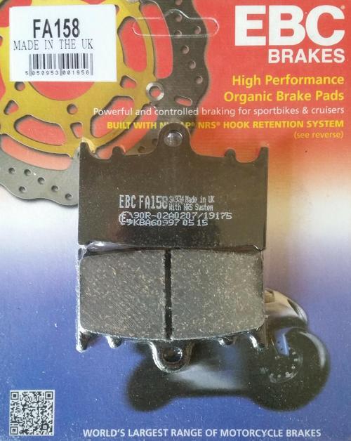 Fa158 2006-2008 Suzuki Gsr 600 Ön Fren Balatası
