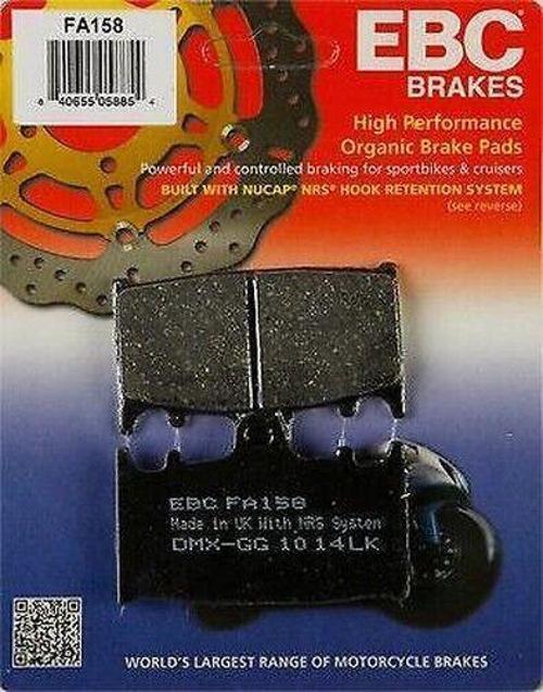 Fa158 2010-2016 Kawasaki VN 1700 Nomad Uyumlu Ön Fren Balatası Organik Balata