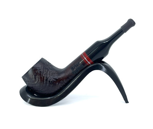 İşlemeli El Yapımı Gül Kökü (Briar) Mini Pipo 9mm Filtreli - Model No: 4