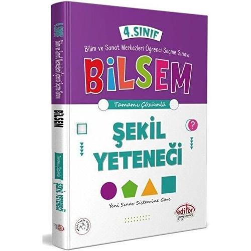 Editör Yayınevi 4. Sınıf Bilsem Hazırlık Şekil Yeteneği Tamamı Çözümlü