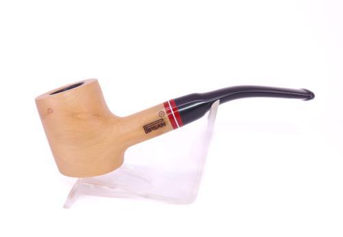 Poker Kırmızı Bilezik 9mm Filtreli Çift Ağızlıklı Pipo - Naturel