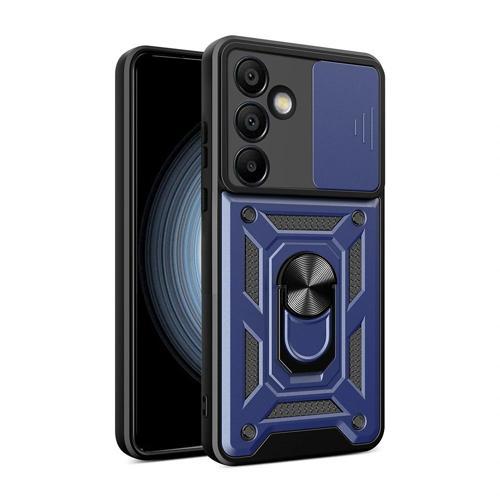 Galaxy S25 FE Kılıf Magnetik Standlı Kamera Korumalı Zore Sürgülü Vega Kapak