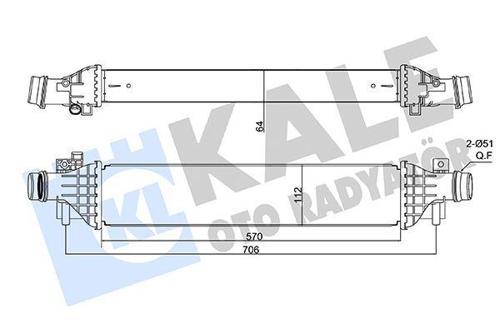 İNTERCOOLER AL/PL/BRZ CHEVROLET TRAX-OPEL MOKKA-VAUXHALL MOKKA 1302263 95026333