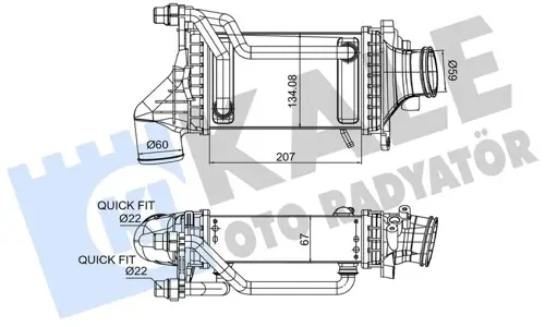 TURBOSARJ RADYATORU MERCEDES M274 W205 S205 C205 A205 W212 C207 W213 C238 C253 5167 R172 A2740900414