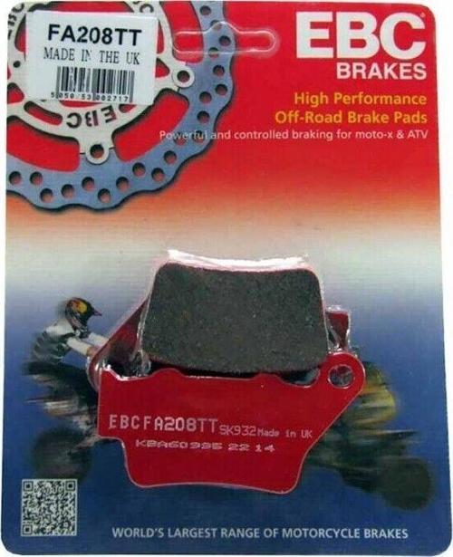 Fa208Tt 1999-2006 KTM 640 LC4 Uyumlu Arka Fren Balatası Karbon Balata