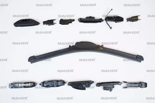 SİLECEK SÜPÜRGESİ TEK TİP ÜNİVERSAL 16 APARATLI 15 MUZ (380MM) 29959