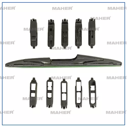 SİLECEK SÜPÜRGESİ PLASTİK TİP 10 APARATLI 12 ARKA (300MM) 11421