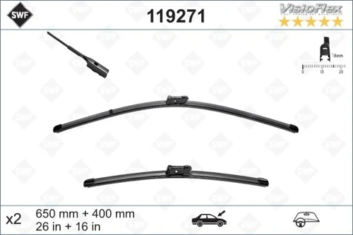 SİLECEK SÜPÜRGESİ ÖN TAKIM LEON 2013650 10 400MM 5F1955425 5F1955426