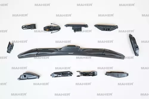 SİLECEK SÜPÜRGESİ TEK TİP ÜNİVERSAL 11 APARATLI 16 HYBRID (400MM) 29947