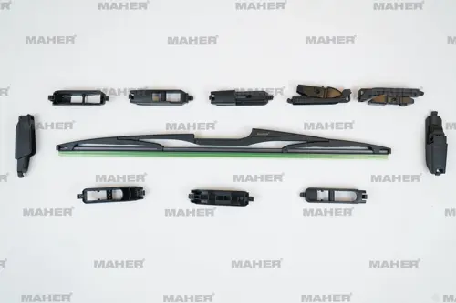 SİLECEK SÜPÜRGESİ PLASTİK TİP 10 APARATLI 16 ARKA (400MM) 30014