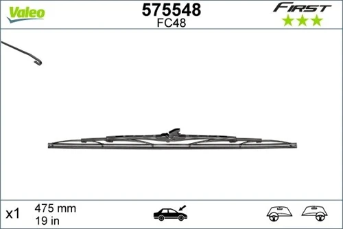 SİLECEK SÜPÜRGESİ 48CM X1 NORMAL TİP FİRST ÜNİVERSAL NGR4651 NGR4651 NGR465