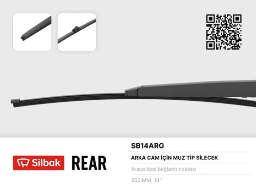 SİLECEK SÜPÜRGESİ ARKA MUZ TİPİ 350MM A1 2005-2010 PORSCHE CAYENNE 2009-2010 TOUAREG 2001-2010