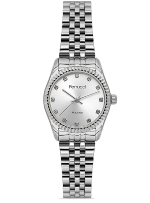 FC03598M.01 Gümüş Renk 25 mm Kadın Kol Saati-F684