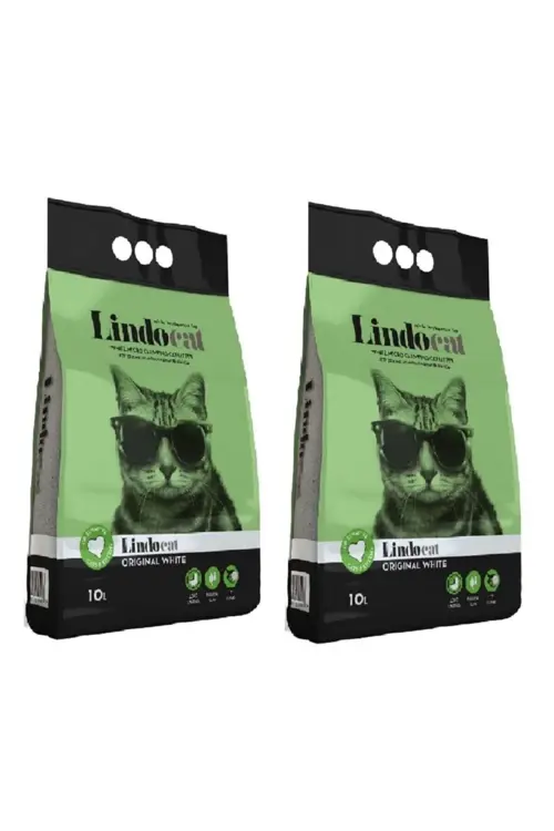 Lindo Cat Kokusuz İnce Taneli Kedi Kumu 10 Lt * 2 Adet