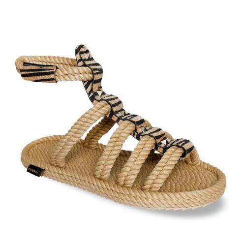 SRG.ZEB Serengeti Bej Zebra Kadın Sandalet