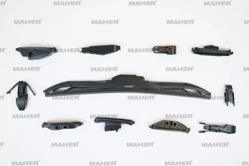 SİLECEK SÜPÜRGESİ TEK TİP ÜNİVERSAL 11 APARATLI 14 HYBRID (350MM) 29945