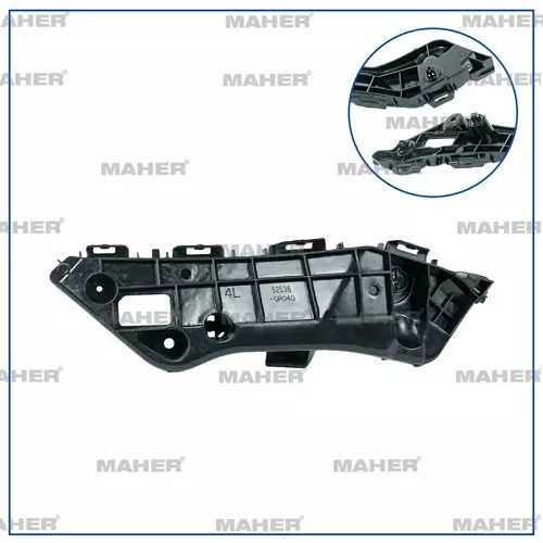TAMPON BAĞLANTI BRAKETİ ÖN RAV-4 2016-2019 SOL TY03PB7230