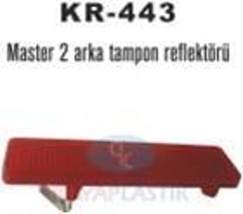 ARKA TAMPON REFLEKTÖRÜ SAĞ-SOL MASTER 2 2001MOVANO 2 2001 TRAFIC 2 2006 VIVARO 2006 7700353184