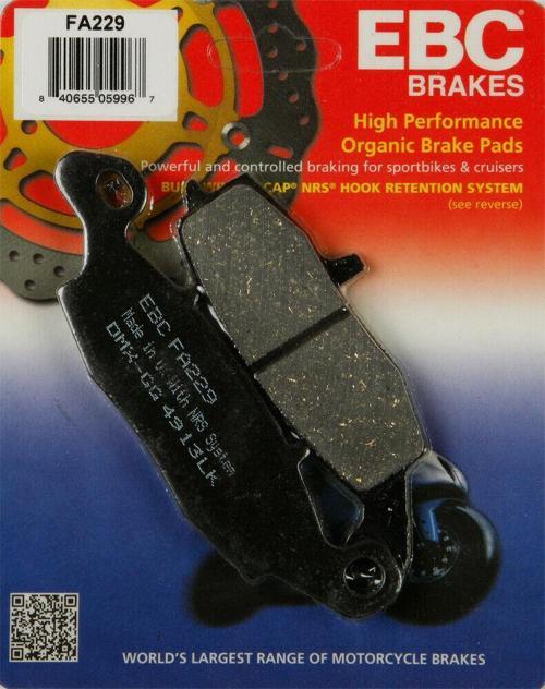 Fa229 1999-2004 Kawasaki VN 800 Drifter Uyumlu Ön Fren Balatası Organik Balata