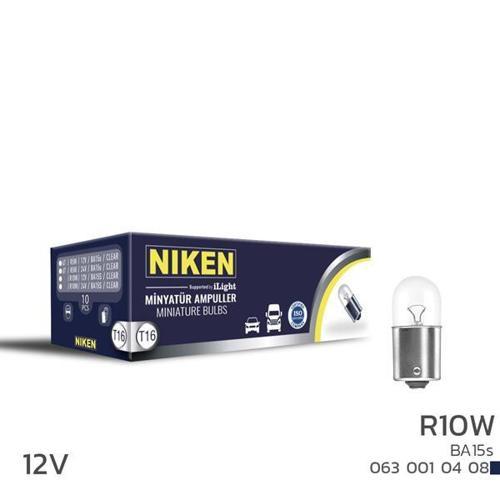 NIKEN 125 67 AMPUL R10W BA15S 10LU UNIVERSAL (10 ADET)