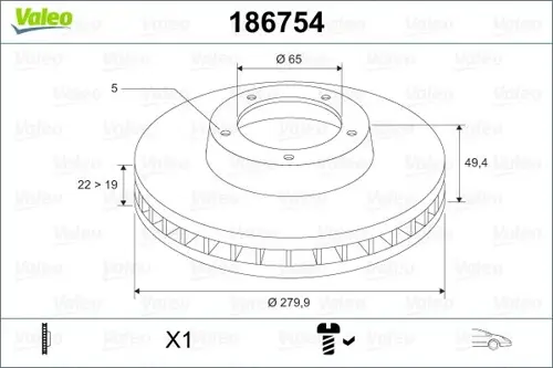 ÖN FREN AYNASI GOLF 5-6-JETTA 3-4-CADDY 3-A3 2003LEON 2005TOLEDO-OCTAVIA 2004 280X22X9DLXHAVALI 1K0615301S 1K0615301AC 1K0615301AK