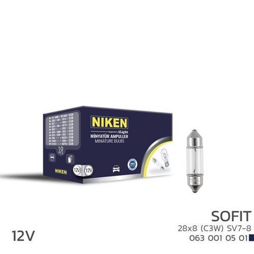 NIKEN SOFIT AMPUL 3W L28108 SV7-8 125 10LU (10 ADET)