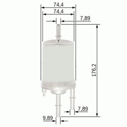 YAKIT FİLTRESİ AUDI A4 1.8T 2002-2004 - A6 2.4-3.0 2004-2006 - A8 6.0 2003-2010 X 4F0201511B 4F0201511D