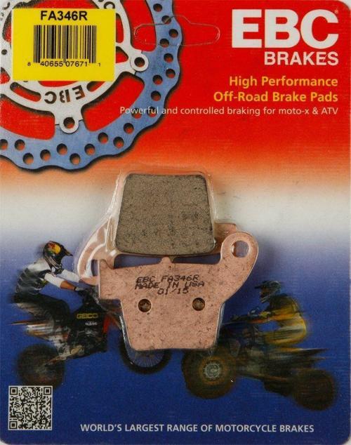 Fa346R 2004-2023 Honda CRF 250 R Uyumlu Arka Fren Balatası Sinterli Balata