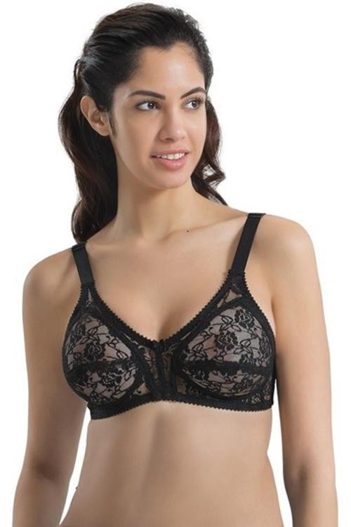 SİYAH MI Emay 145 C Dantelli Toparlayıcı Sütyen