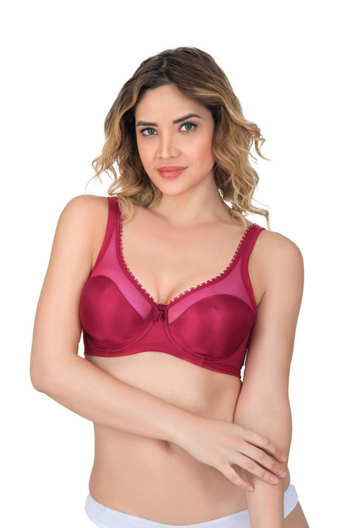BORDO MI Emay 169 B Basic Balenli Toparlayıcı Sütyen