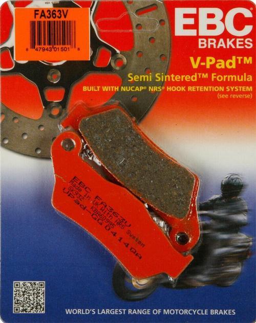 Fa363V 2005-2013 BMW R 1200 GS Adventure Uyumlu Arka Fren Balatası Yarı Sinterli Balata