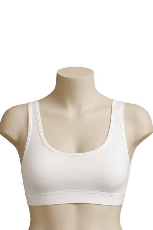 BEYAZ MI Emay 1816 6'Lı Pedli Kalın Askılı Alıştırma Sütyeni