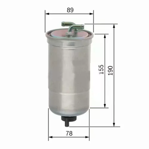 X YAKIT FİLTRESİ CIVIC 1.7 CDTİ 2002 ACCORD 8 2.2 CDTİ 2004 WK853/16 X 16901S6FE02