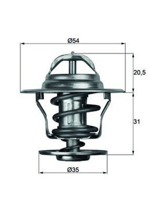 TERMOSTAT LOGAN-ASTRA-GOLF-JETTA-PASSAT-CORDOBA-IBIZA-TOLEDO-CADDY 87C 032121113 7439180811 068121113B