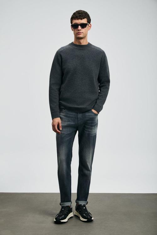 Erkek Hegel Spor Slim Fit Jean Pantolon 112200265 Gri