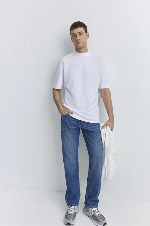 Erkek Hunter 90'lar Jean Pantolon M0020233733 Mavi