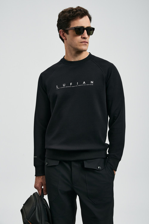 Cooper Erkek Sweatshirt Siyah