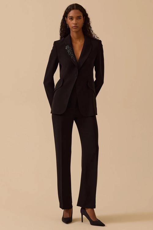 Kadın Tam Boy Normal Bel Pantolon 0001 Siyah