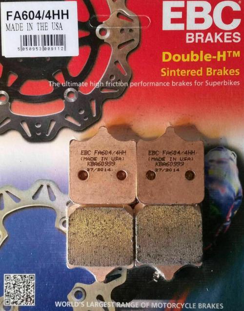 Fa604/4Hh 2010-2018 BMW S 1000 RR Uyumlu Ön Fren Balatası Sinterli Balata