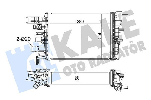 TURBO RADYATÖRÜ INTERCOOLER DACIA DUSTER 2 1.5 DCİ 2018 K9K678 214106421R