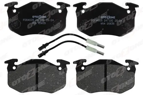 ÖN DİSK FREN BALATASI PEUGEOT 205 1.0/1.1/1.4 2002-1983 - 2007-1987-305 1.5/1.5D/1.6/1.8D/1.9D 2011-1982-2012-1988 425032