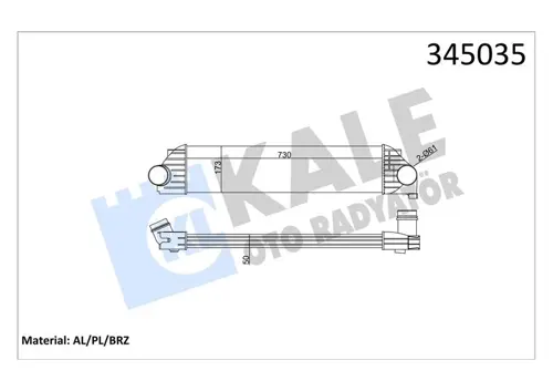 TURBO RADYATÖRÜ RENAULT MASTER 3 2010 OPEL MOVANO B 2010 2.3DCI 144960015R 144969388R