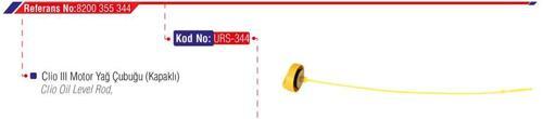 MOTOR YAĞ KAPAĞI ÇUBUĞU CLIO 3 8200355344 (2 ADET)