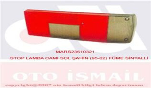 STOP LAMBA CAMI SOL ŞAHİN 1995-2002 FÜME SİNYALLİ (2 ADET)